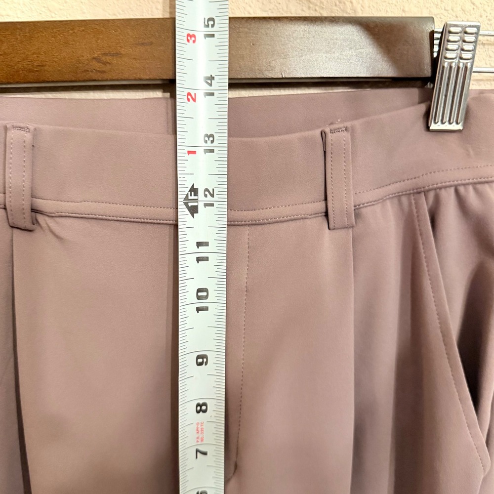 Halara Mauve High Waisted Pleated Wide Leg Trousers XS Petite 02840642 - Picture 5 of 6